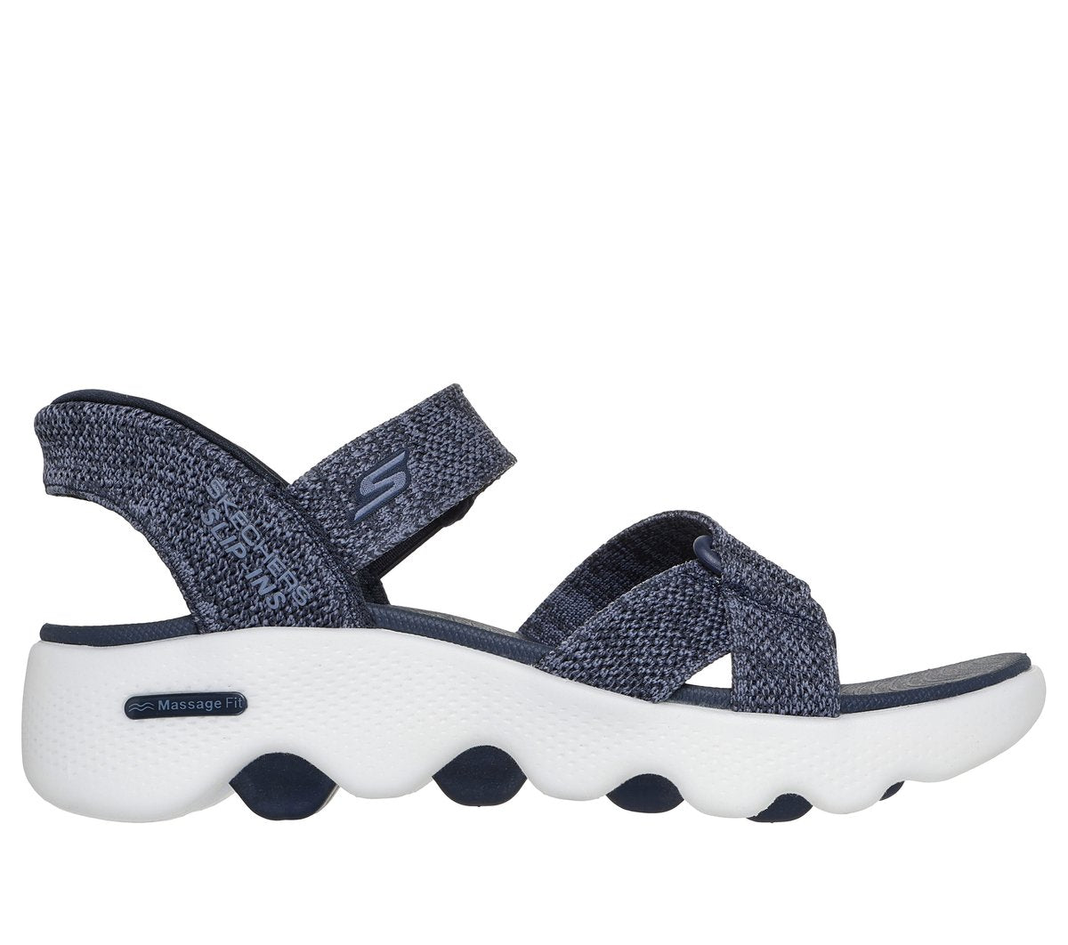 Skechers Slip-ins: GO WALK Massage Fit Sandal - Heather